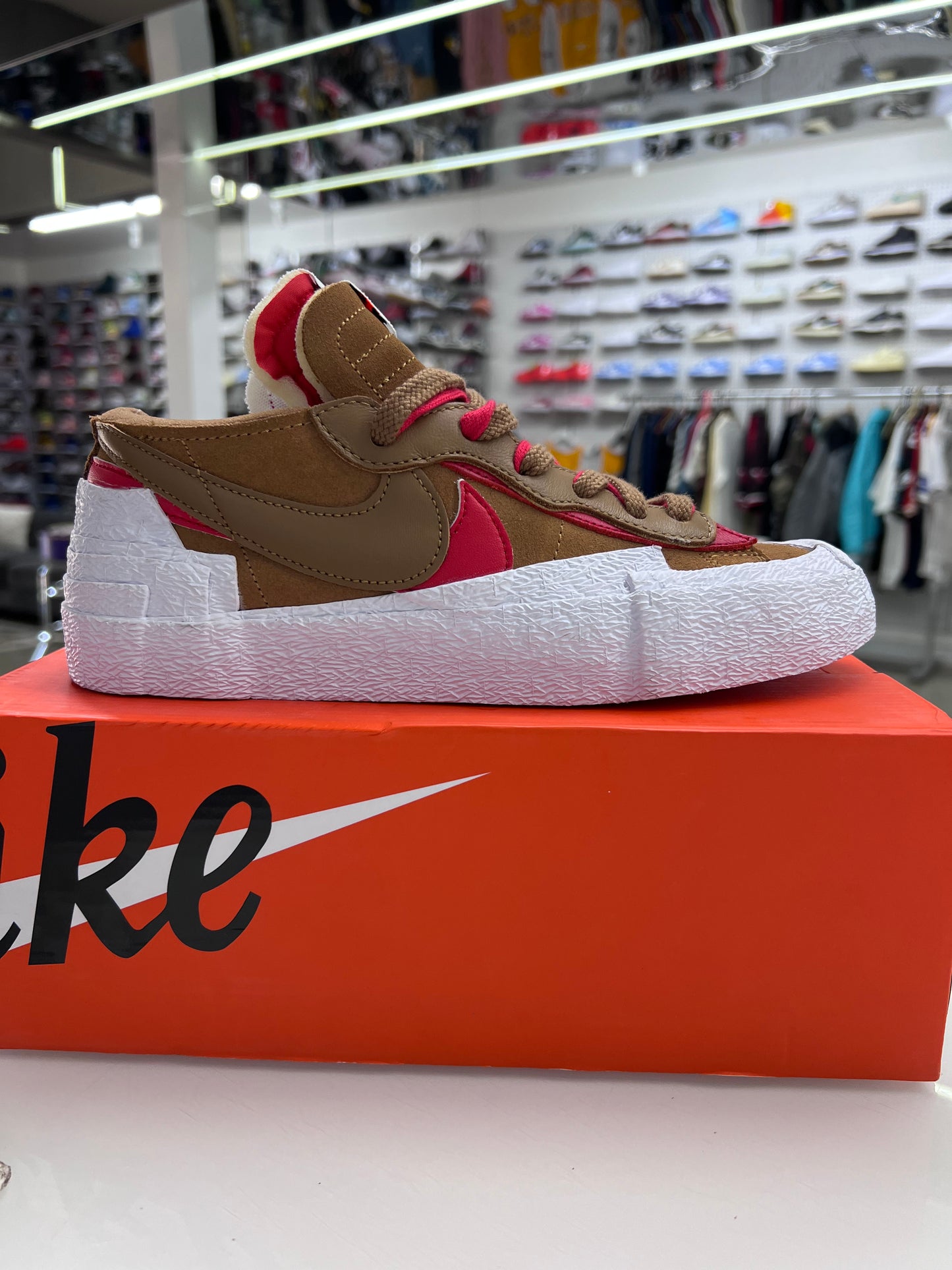 Nike Blazers Low Sacai British Tan