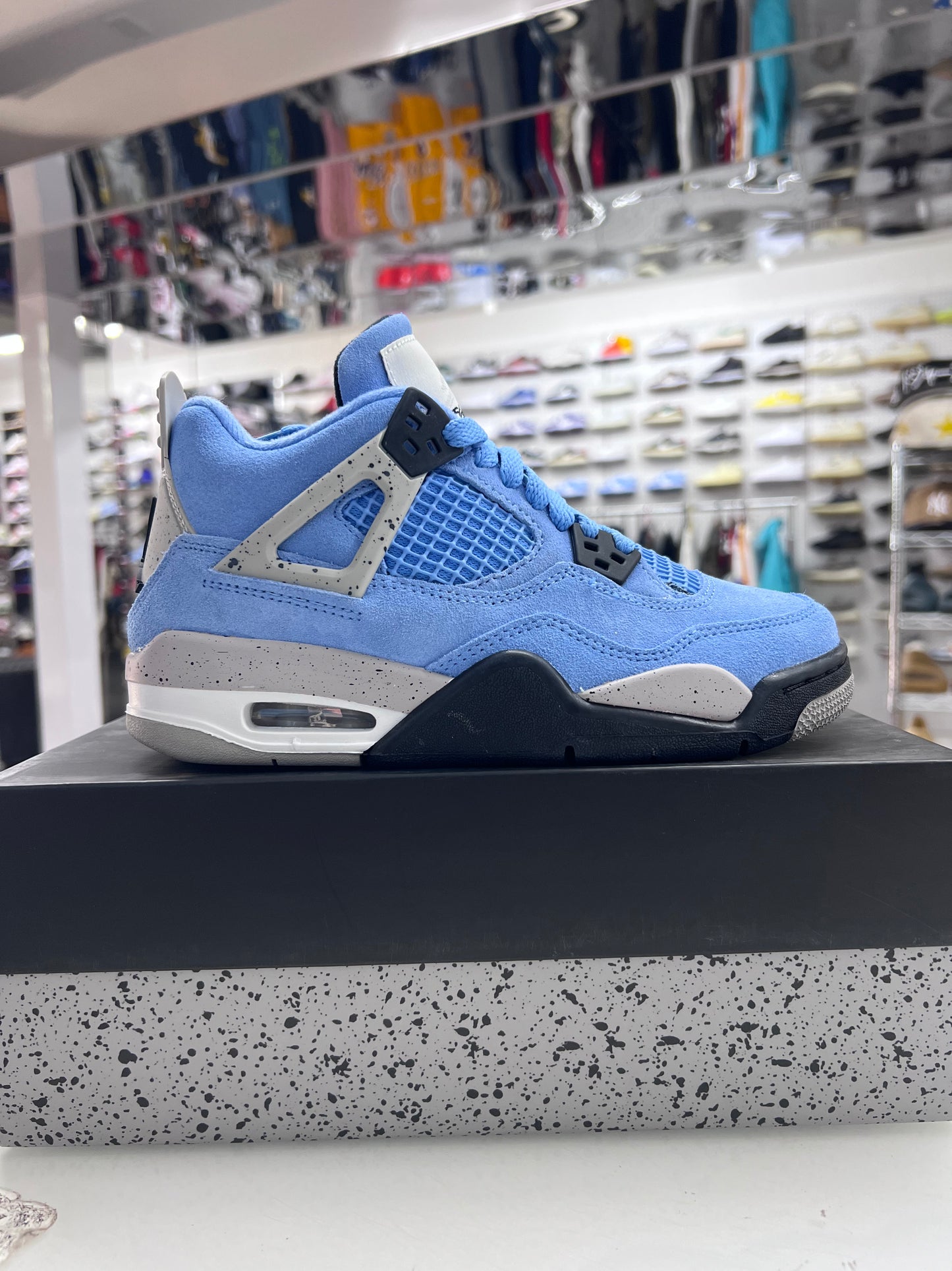 AJ 4 University Blue