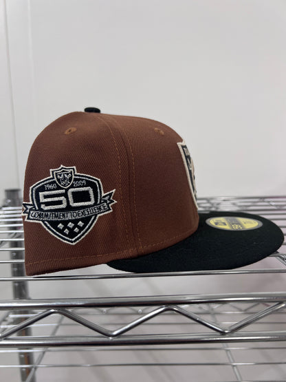 Raider Brown Fitted Hat